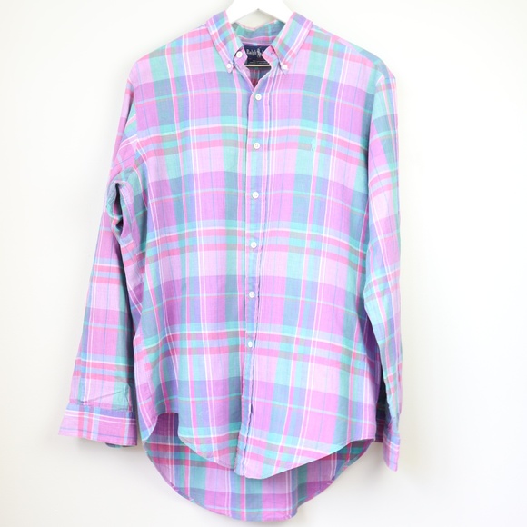 Ralph Lauren Other - Ralph Lauren Plaid Long Sleeve Button Down Shirt